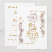 dhr. en mevrouw kaart (Voorkant / Achterkant)