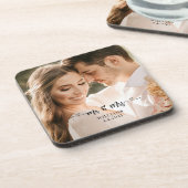 Dhr. en Mevrouw Trouwpaar Bier Onderzetter (Linkerzijde)