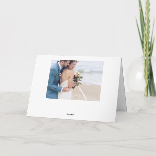 Dhr. & Mevrouw Bruiloft Bedankt (Achterkant)