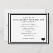 Dhr. & Mevrouw Kaart (Achterkant)