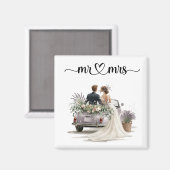 Dhr. & Mevrouw Maan  Magneet (Voorkant / Achterkant)