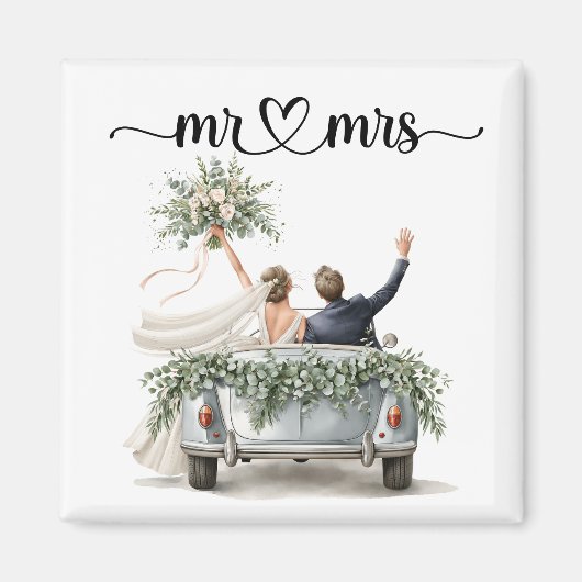Dhr. & Mevrouw Maan  Magneet (Voorkant)