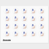 Dhr. & Mevrouw Ronde Sticker (Vel)
