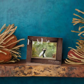 Dhr. & Mevrouw Script Landelijke Trouwfotolijst Fotoplaat (Zijkant)