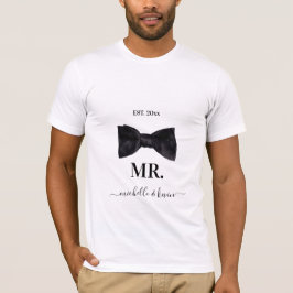 Dhr. & Mevrouw Trouw Zwart & Wit T-shirt