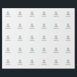 Dhr & Mevrouw voeg familienaam datum jaar huwelijk Cadeaupapier<br><div class="desc">ontwerp</div>