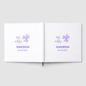 Dhr & Mevrouw voeg familienaam datum jaar huwelijk Gastenboek (Volledig)