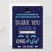 Dhr Onederful dankkaart 20-15 Kaart (Voorkant / Achterkant)