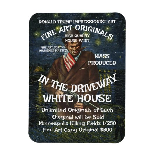 DHS CBP God Wapens Geld Witte Huis Rozenhof Magneet (Verticaal)