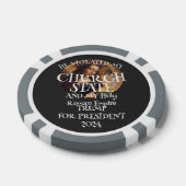 DHS CBP Leugenaar Trump Kerk Staat Heilige Rijk US Poker Chips (Enkel)