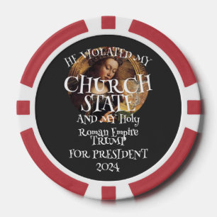 DHS CBP Leugenaar Trump Kerk Staat Heilige Rijk US Poker Chips