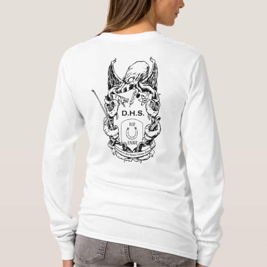 DHS Dames' Hoodie T-shirt (Achterkant)