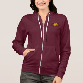 DHS Drama Logo Zip up Hoody Vrouw