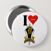 DHS enorme, 4 inch ronde Button (Voorkant /achterkant)