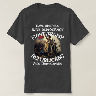 DHS FBI CBP Amerikaanse Politieke Verkiezing Stem T-shirt