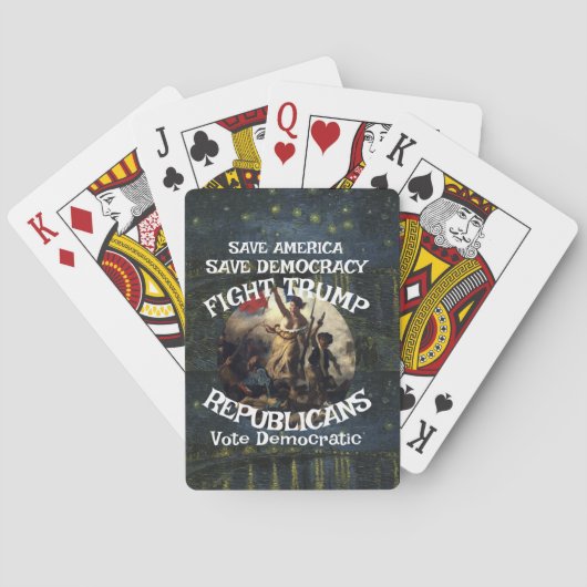 DHS FBI CBP Betaalbaarheid gezondheidszorg middenk Pokerkaarten (Achterkant)