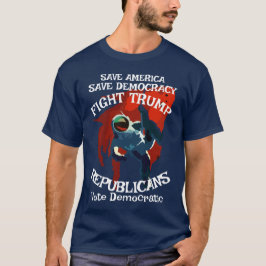 DHS FBI CBP Gavin Newsom President Democratisch x T-shirt