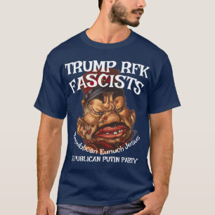 DHS FBI CBP VSAM AMERIKA VLAG PATRIOTISCH POLITIEK T-SHIRT