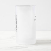 DHS Frosted Stein Matglas Bierpul (Center)