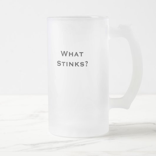 DHS Frosted Stein Matglas Bierpul (Rechts)