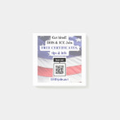 DHS & ICE banen Post-its Post-it® Notes (Voorkant)