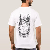 DHS-Mannen met lange hoeve T-shirt (Achterkant)