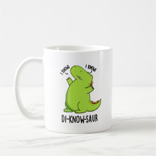 Di-know-saur Grappige Dinosaurus Pun Koffiemok