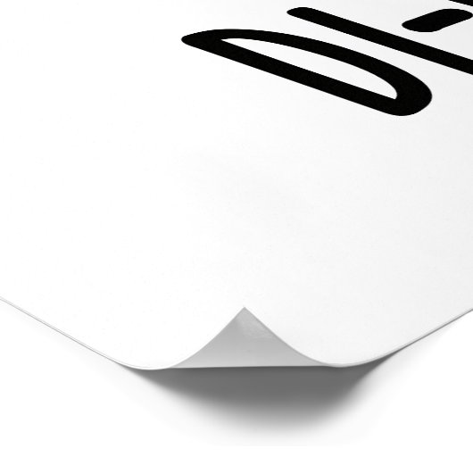 Di-know-saur Grappige Dinosaurus Pun Poster (Hoek)