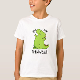Di-know-saur Grappige Dinosaurus Pun T-shirt