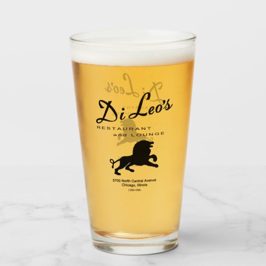 Di Leo's Restaurant, Chicago, Verenigde Staten Glas (Voorkant gevuld)