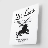 Di Leo's Restaurant, Chicago, Verenigde Staten Vierkante Klok (Hoek)