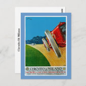 Di Milaan van Circuito Briefkaart (Voorkant / Achterkant)