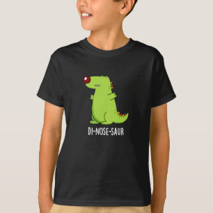 Di-neus-saur Grappige Dinosaurus Pun Donker BG T-shirt