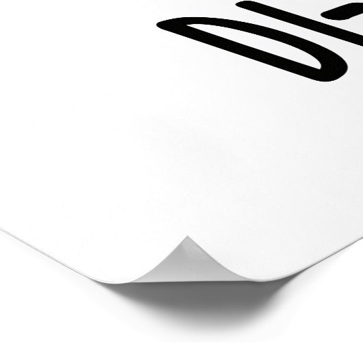 Di-neus-saur Grappige Dinosaurus Pun Poster (Hoek)