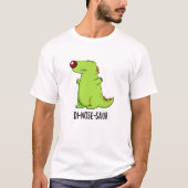 Di-neus-saur Grappige Dinosaurus Pun T-shirt (Voorkant)