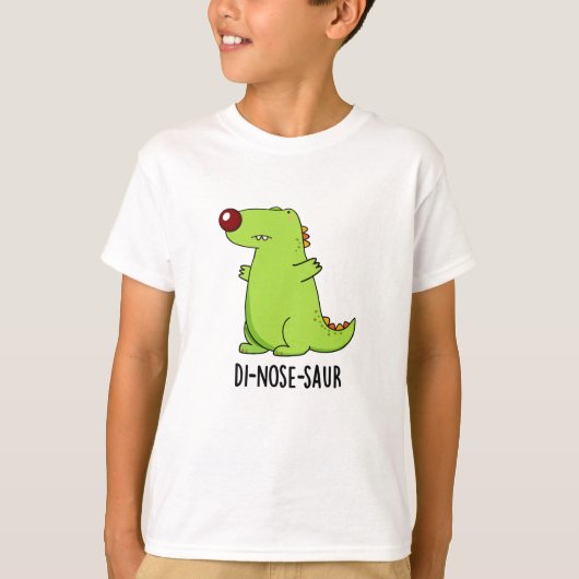 Di-neus-saur Grappige Dinosaurus Pun T-shirt (Voorkant)