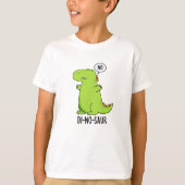 Di-no-saur Grappige Dinosaurus Puns T-shirt (Voorkant)