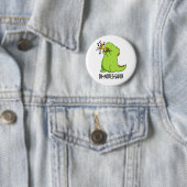 Di-notes-saur Grappige Dinosaurus Woordgrap Ronde Button 5,7 Cm (In situ)