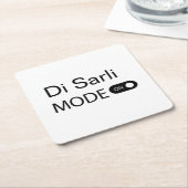 Di Sarli mode grappige Tanguero Tango Marathon Kartonnen Onderzetters (Schuin)