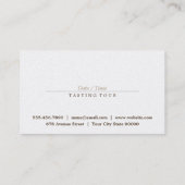 Di Vino | Vintage Visitekaartje (Achterkant)