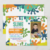 Dia Birthday Party Driving Photo Invite 5 6 7 8 Kaart (Voorkant / Achterkant)