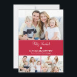 Día de fiesta del árbol modernas tarjetas con foto feestdagenkaart<br><div class="desc">Alquiler de disease de tarjeta de WWW.BERRYBERRYSWEET.COM</div>