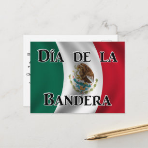 Día de la Bandera (Mexicaanse Vlagdag) Briefkaart