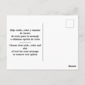 Día de la Bandera (Mexican Flag Day) Briefkaart (Achterkant)