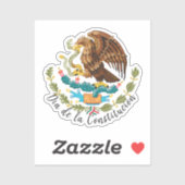 Día de la Constitución (Mexico) Sticker (Vel)