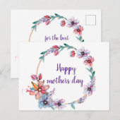 Día de la Madre Briefkaart (Voorkant / Achterkant)