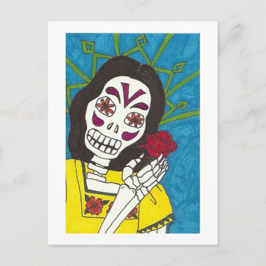 Dia de la Rosa Briefkaart (Voorkant)