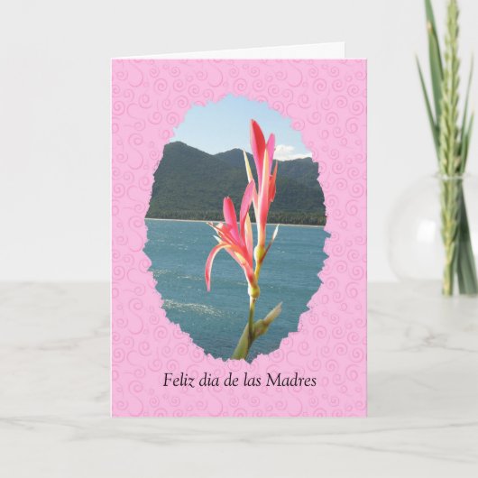 Dia DE las algemeen Madres van Feliz Kaart (Voorkant)