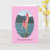 Dia DE las algemeen Madres van Feliz Kaart (Gele Bloem)