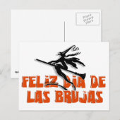Dia de Las Brujas Briefkaart (Voorkant / Achterkant)